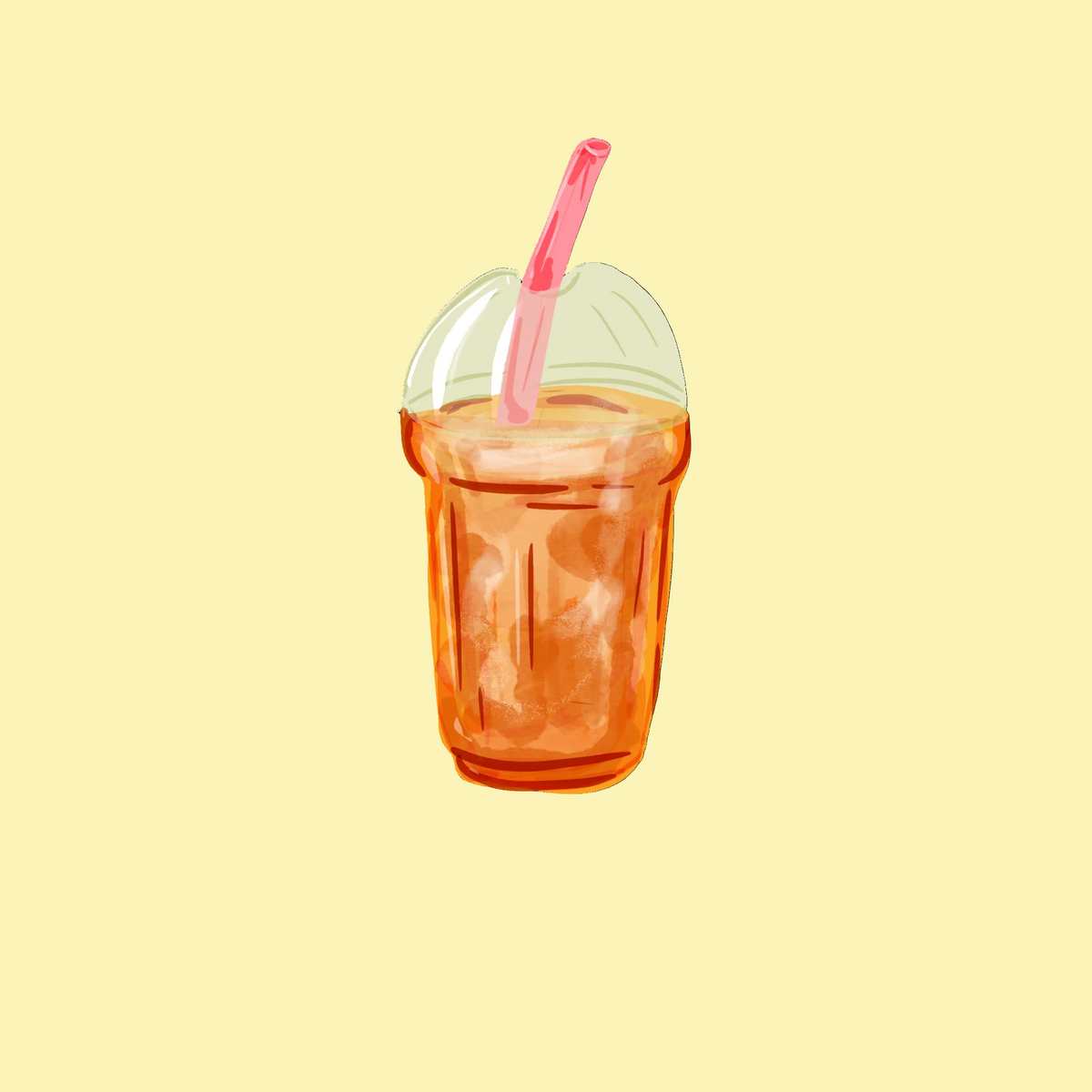 Thai Iced Tea Sticker