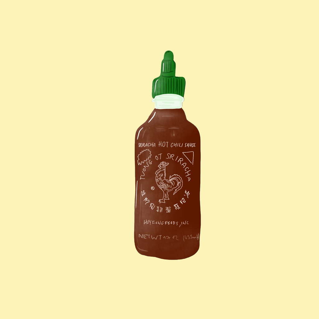 Sriracha Sticker