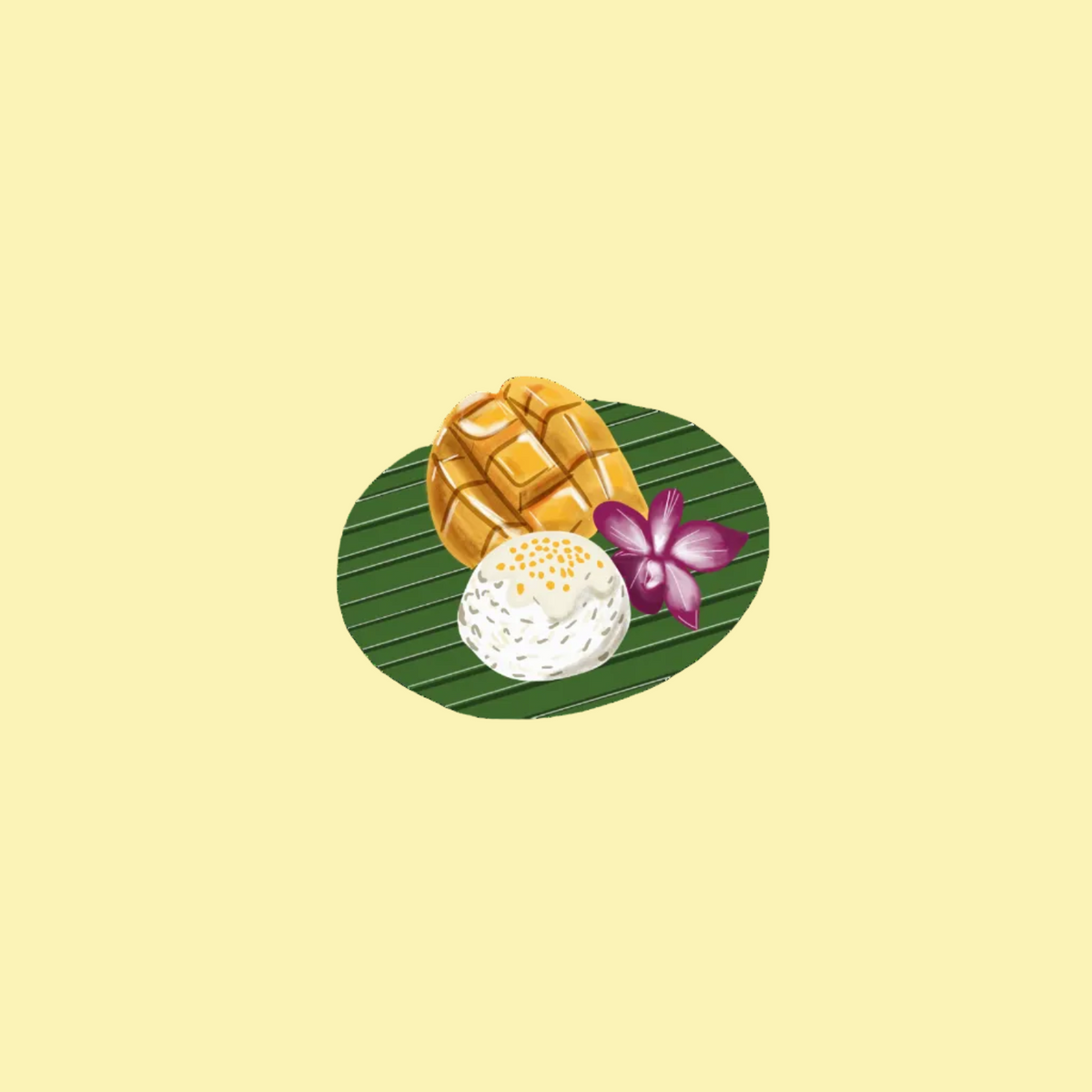 Mango Sticky Rice Sticker