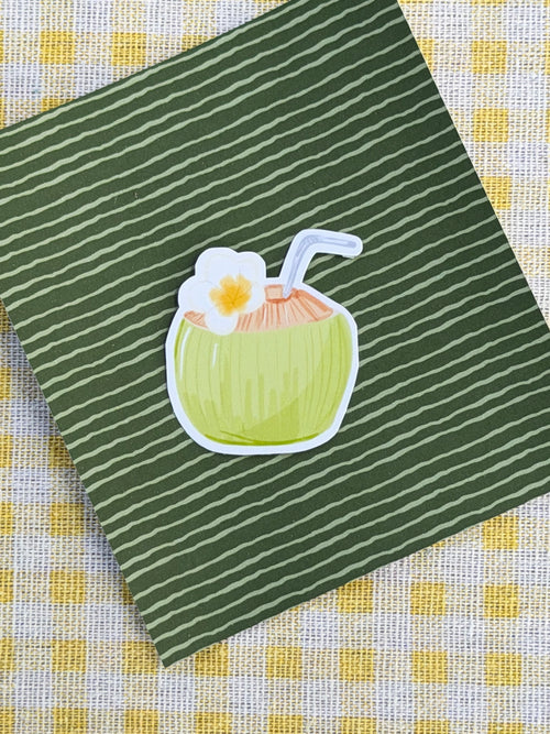 Fresh Coconut Sticker